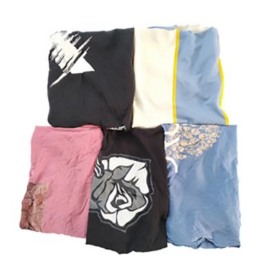 China Wholesale Strong Absorption Capacity Water Oil Factory Sells T-shirts Dark Color Soft Material Mixed Printed Cloth Wiping Cloths for sale