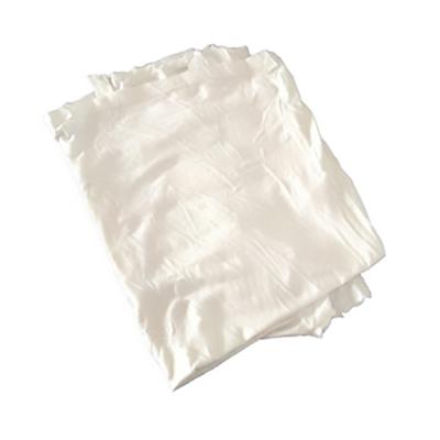 China Have Oil And Water Absorbency New White Cotton Fabric Waste Strong Used Textile Jersey Industrial Cleaning Mopping Rags for sale