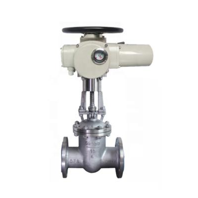 China 6 Inch General Stainless Steel Multi-turn Flange Electric Actuated Type Water Gate Valve With Motorized Actuator for sale