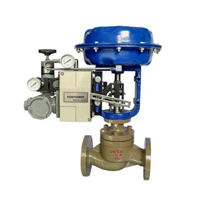 China General China Automatic Actuated Pressure Modulating Pneumatic Diaphragm Globe Control Valve With Positioner for sale