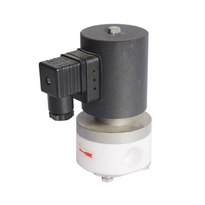 China COVNA General Two Way Normally Closed Normally Closed High Temperature Chemical Resistant PTFE Plastic Solenoid Valve for sale