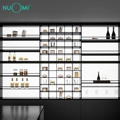 China Kitchen Shelf Lighting NUOMI Customization Light Creative Series Different Size Light Color LGP Imported Ra>90 LED Lighting 10W/m for sale