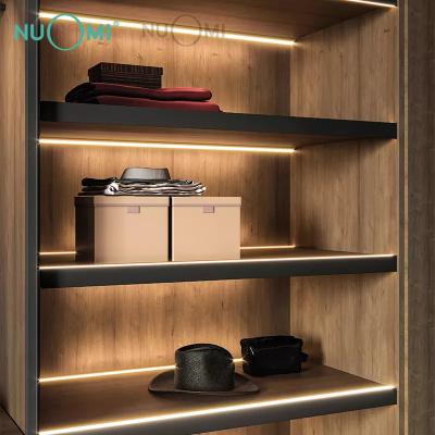 China Mid Century NUOMI Aluminum Strip Cabinet Light 18Mm Diaper Bed Profile Aluminum Led Wardrobe Bandage Lights For Led Strip Lighting for sale