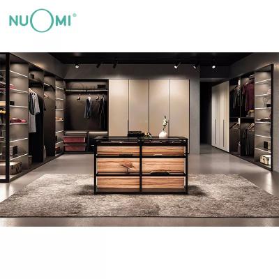 China NUOMI Mid Century Aluminum Profile Led Strip Wardrobe Lights Surface-Mounted Corner Lighting Under Cabinet Lighting for sale