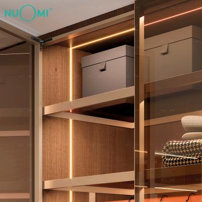 China NUOMI Ultra Narrow Optical Integrated Ultra Narrow Strip Lighting Kitchen Storage Wardrobe High End Smart Cabinet Built in Adjustable Temperature Light Bar for sale