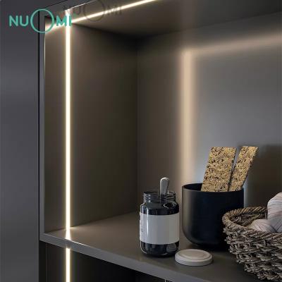 China Mid Century NUOMI Ares Led Motion Sensor Cabinet Lights Recessed Enclosed Aluminum Profile Wardrobe Lighting for sale