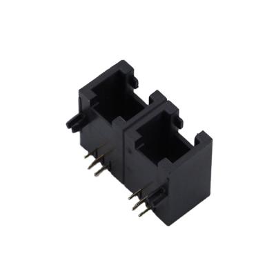 China Phone Sell Well 1x2 Port 6P2C Female Connector RJ11 Jack for sale