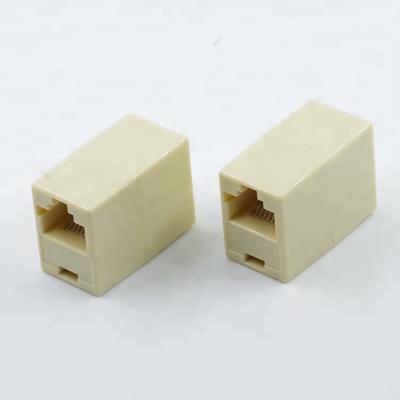 China Telecom factory hot sale rj11 6P6C female trapezoidal jack 2018 stp in line telephone booth coupler for sale