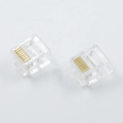 China Best Selling PA66 High Purity Japan PE Material Cat6 8P8C UTP EZ RJ11 RJ45 Connector for sale