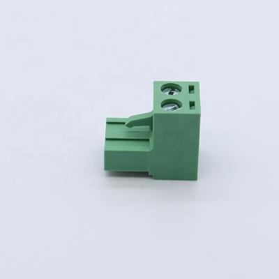 China 300V 2 Pin Header 5.0/5.08 Pitch PCB Terminal Block Female Power Connector JS-2EDG-5.08-X-2P for sale