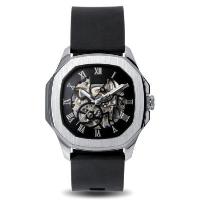 China 2022 New Style Automatic Single Square Skeleton Skeleton Date Mechanical Automatic Wrist Watch For Men for sale