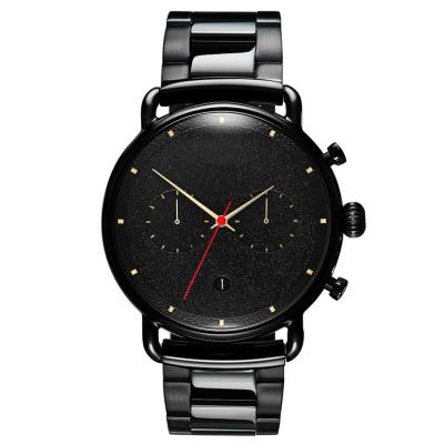 China Hot Selling Black Dial Starry Sky Auto Date Watch For Mens Custom Made Mens Watches In Wristwatches Luxury for sale