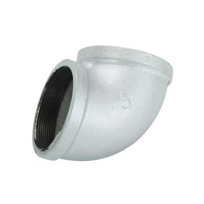 China Pipe Lines Connect Galvanized Pipe Quick Connector Wire Elbow 90 Degree Pipe Swivel Malleable Iron Elbow Fitting Three Way Joints for sale