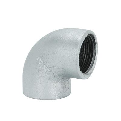 China Pipe Lines Connect Competitive Price 90d Conduit Elbow Bends Galvanized Malleable Iron Pipe Fittings Elbow For Fire Fighting for sale