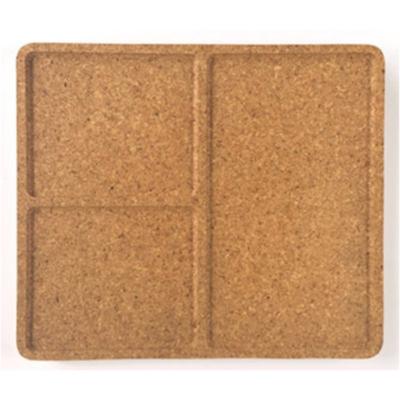 China Rectangular Cork Storage Snack Sundries Cork Tray Eco-Friendly for sale