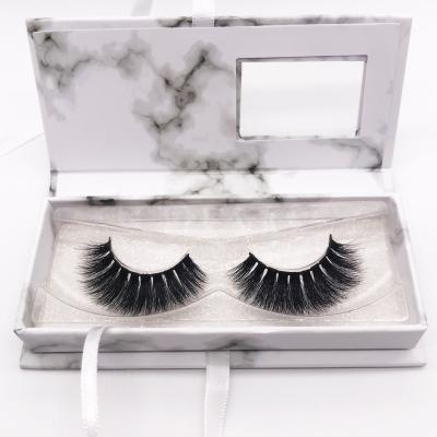 China Natural Soft 5D MINK Lashes Siberian Mink Eyelash Strips False Eyelash Packaging Box False Eyelashes 854A for sale