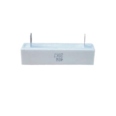 China Resistor de cerámica 100PPM RoHS del poder del cemento 10W-50W obediente en venta