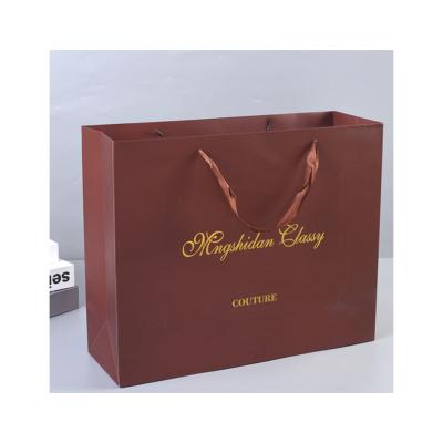 China High Quality Luxury Recyclable Garment Manufacturer Paper Bag OEM Packaging Paper Bag With Logo Print for sale