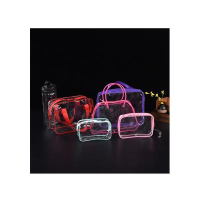 China Wholesale Lightweight High Quality Waterproof Cosmetic Box PVC Plastic Transparent Bags for sale