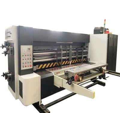 China Corrugated Cardboard Making YJE Economic Lead Edge Feeder Corrugated Cardboard Flexo Printer Slotter Die Cutter Cardboard Box Manufacturer for sale