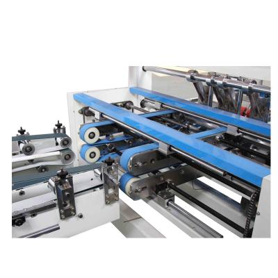 China Automatic Food Corrugated Box Folding Gluing Cardboard Folder Gluer Machine for sale