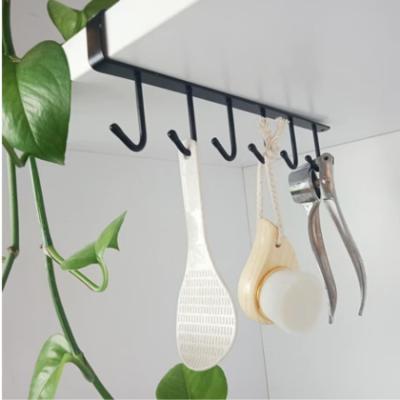 China Home Kitchen Cabinet Viable Hook Storage Hook For Cup Ties Belts Coat Hanging Rack Rack Under Cabinet Cabinet for sale