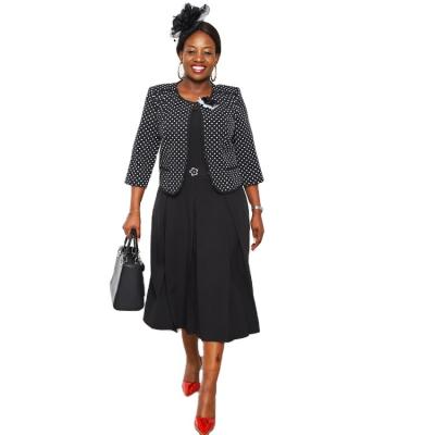 China Breathable Turkey Women Office Dresses African Women Plus Size Office Wear Dress For Ladies Elegant Church Dresses for sale