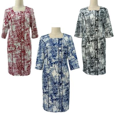 China Turkey Style Washable Women Dress Africa Autumn Lady One Line Casual Dress Plus Size Women's Dresses For Church And Fancy Events for sale