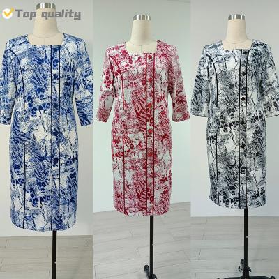 China Breathable High Quality Turkey Church Dresses Wear Ladies Formal Career Dress for sale