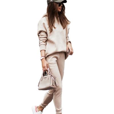 China Fashion Breathable Hooded Pants Women's Casual Suit for sale