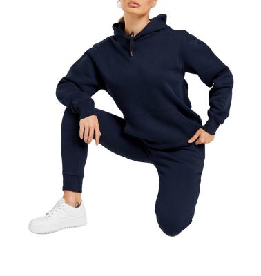 China Breathable Casual Fit Winter Wear Cotton Fleece Sweat Suit Sets OEM Jogger Sweatsuit Unisex for sale