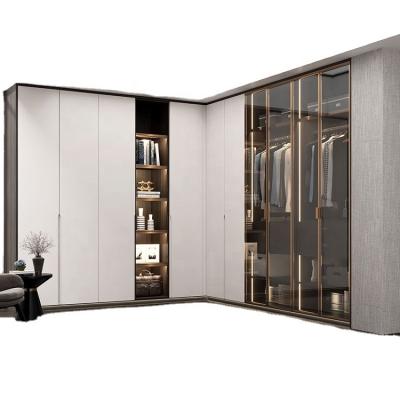 China Wooden White Modern High Quality Wardrobe Sliding Door and Hardware for sale