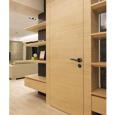 China Simple Design Modern Internal Room Invisible Wooden Doors Price Cheap Wholesale Interior Invisible Room Door for sale