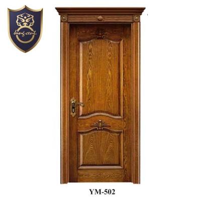 China Contemporary Wholesale Moroccan Wooden Doors Main Entry Door for sale