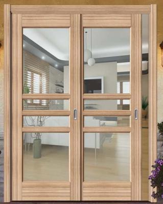 China New Style KINGS DOOR China Manufacturer Decoration PVC Materials Glass Sliding Door for sale