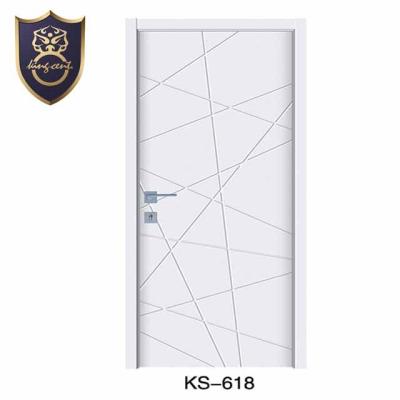 China Good quality interior doors of modern wooden doors european white color entrance style door panels with best price for sale