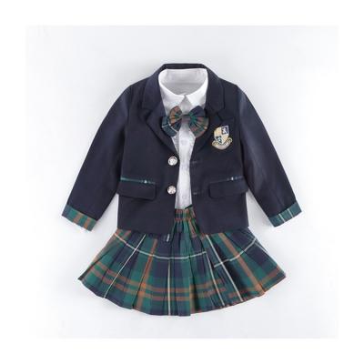 China Good School Elasticity Bright Color Stability China Anti-Shrink Breathable School Uniform Anti-Pilling For Primary for sale