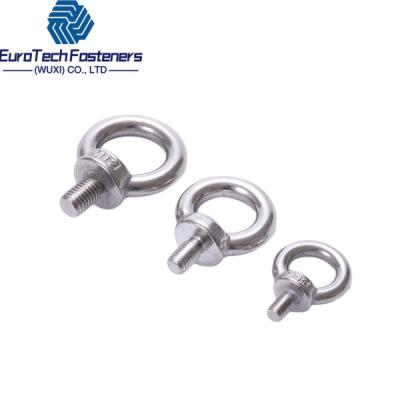 China Lifting Eye Bolt M12 Din 580 Eye Bolt Roestvrij staal Nut Din 580 M10 M20 M24 M30 M36 Te koop