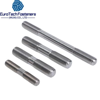 China DIN 938 939 940 835 Double End Stud Bolt 10.9 12.9 M10x20 M16x50 M20x45 A2 A4-70 for sale