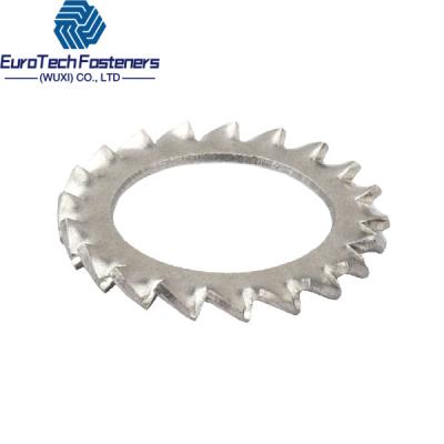 China Star Countersunk Internal External Tooth Lock Washer DIN 6797 A Spring Steel Zinkgeplatte Te koop