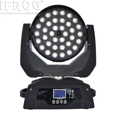 China 36*10W RGBW LED Zoom Moving Head Light For Autoshow Exhibition 345 x 245 x 385mm for sale