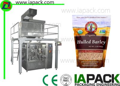 China Three Phase 2.5KW Rotary Liquid Filling Machine Speed 45 Packs/min for sale