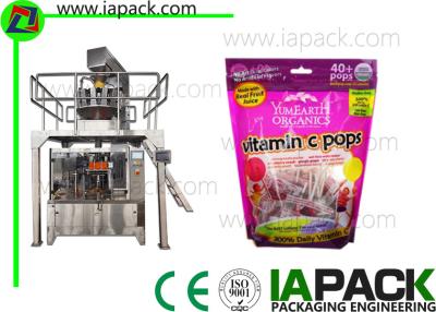 China Candy Premade Pouch Packing Machine Rotary Preformed Fill Seal Bagging for sale