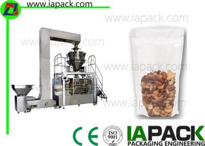 China Pneumatic Pouch Packing Machine Doypack With Zipper Pouch Rotary Packing Machine for sale