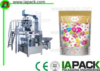 China Zipper Pouch Packing Machinery Stand-up Zipper Pouch Rotary Packing Machine For candy for sale