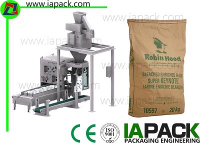 China 20kg Flour Powder Filling And Sealing Machine Speed 5 Bags/min for sale