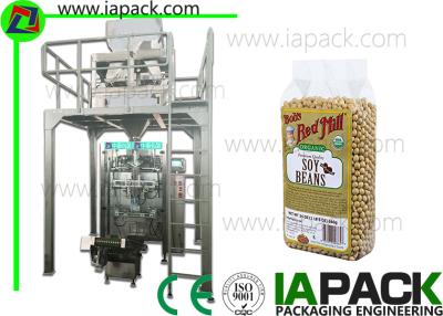 China Soy Beans Grain Bagging Equipment Auger Filling Backside Sealing for sale