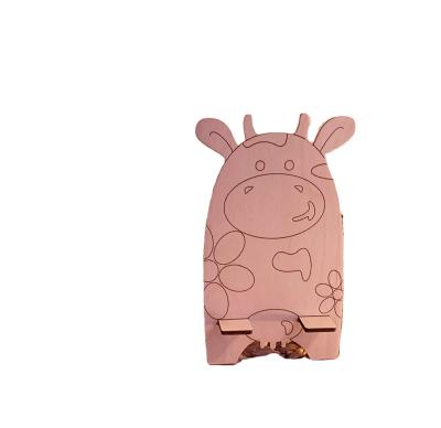 China Hot-selling Customized Minimalist Retro Cell Phone Holder With Decoration Animal Base for sale