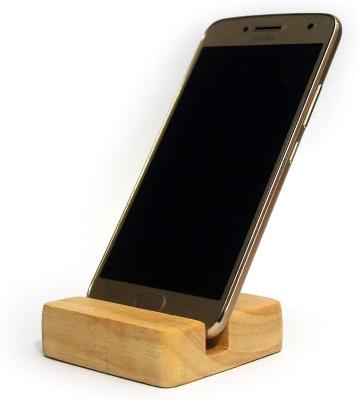 China Hot Selling Retro Cell Phone Portable Smart Phone Base Minimalist Custom Wood Stand Holder for sale