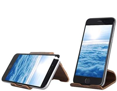 China Retro Minimalist Custom Wooden Cell Phone Stand For Smart Phone iPhone for sale